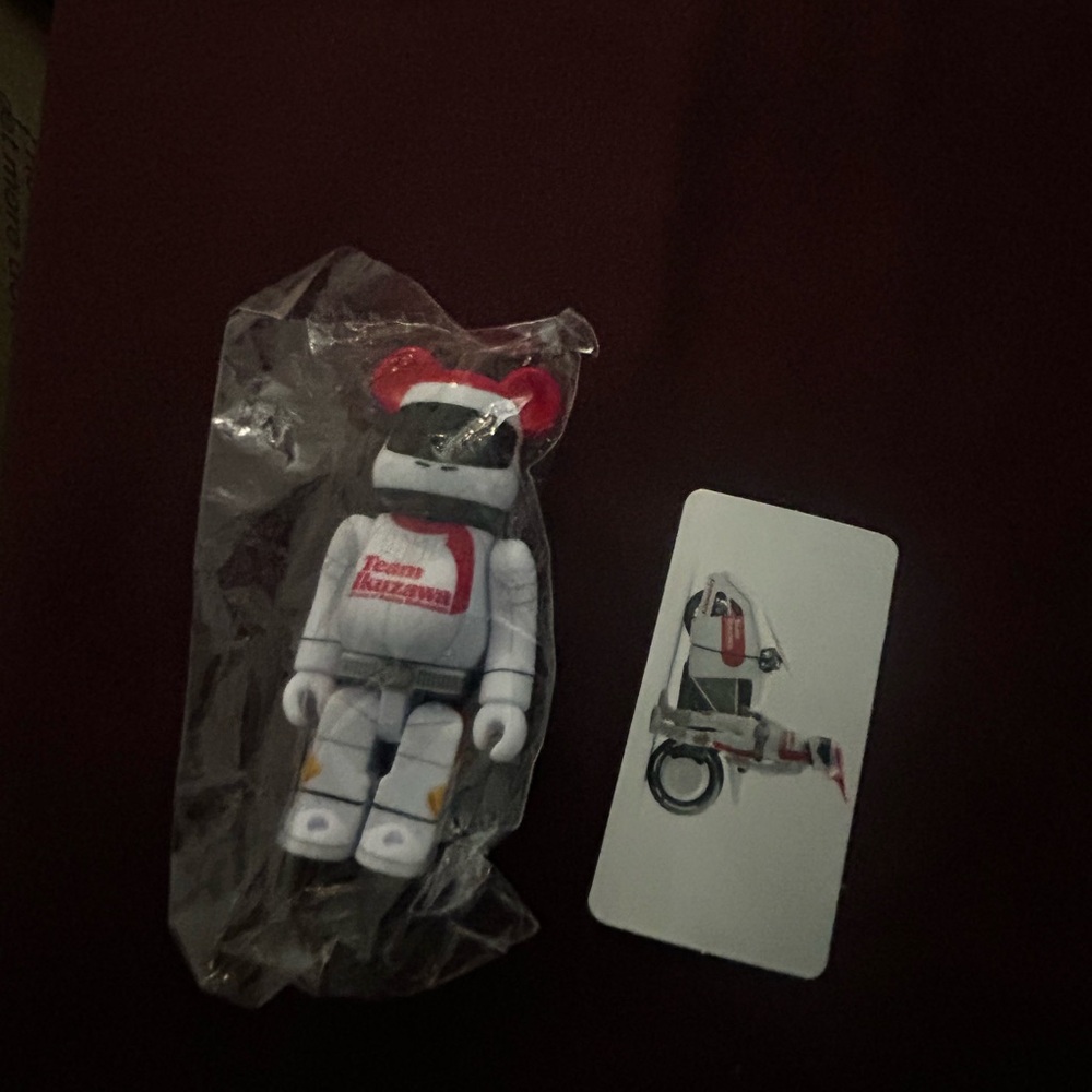 Team Kazuyama White & Red Bear Action Figure